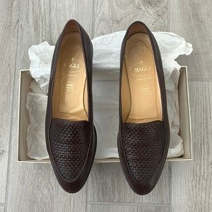 Magli leather loafer’s. Chocolate brown loafer.
